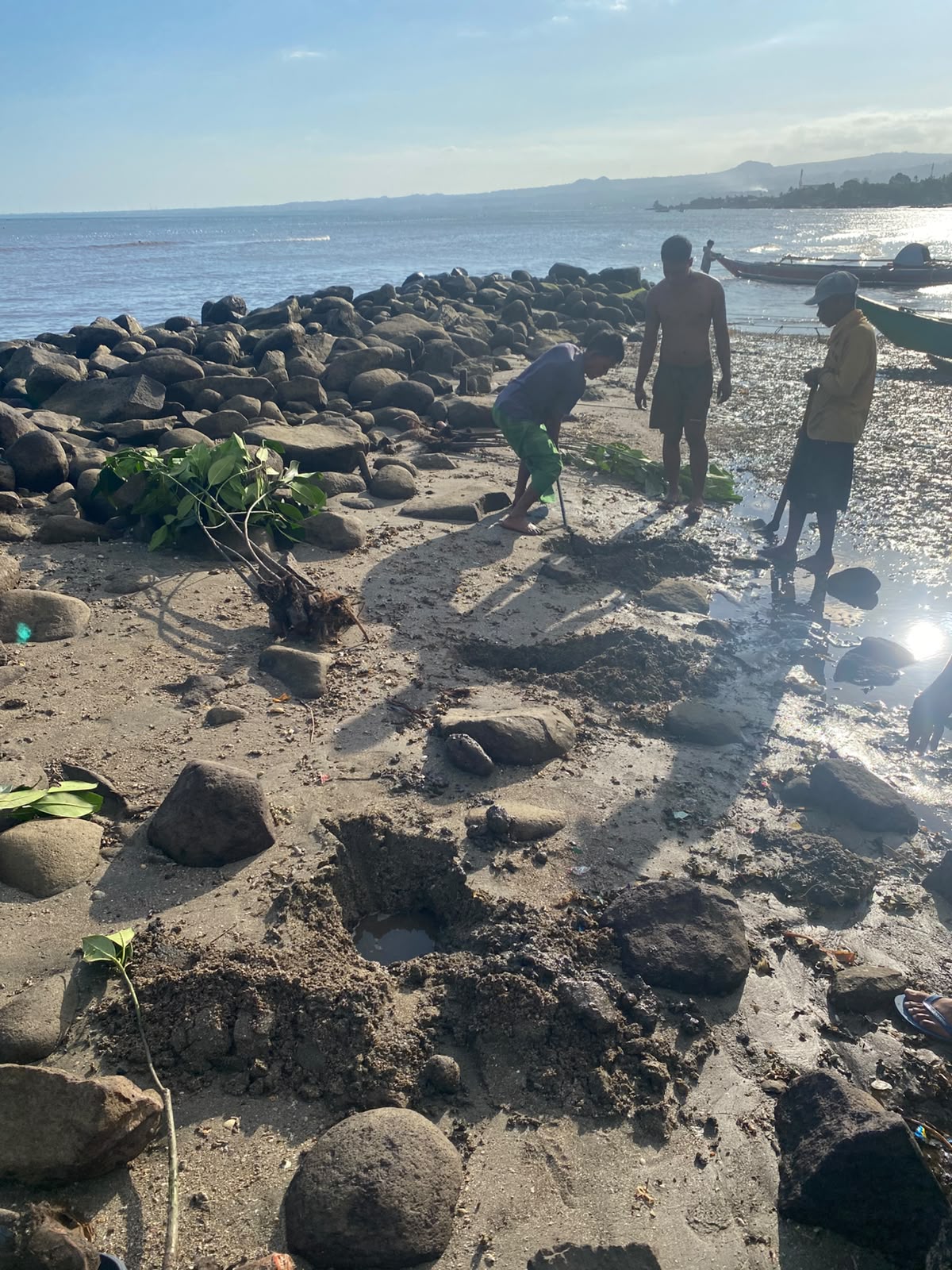 Hijaukan Pesisir, Selamatkan Masa Depan! Warga RW 05 Biring Kassi Bersatu Tanam Mangrove untuk Lindungi Pantai Lembang
